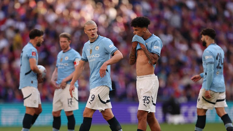 Haaland và nỗi ám ảnh Wembley: Man City gục ngã trước Crystal Palace tại chung kết FA Cup 2025