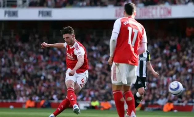 Arsenal vượt qua Newcastle với chiến thắng tối thiểu 1-0, Declan Rice tỏa sáng